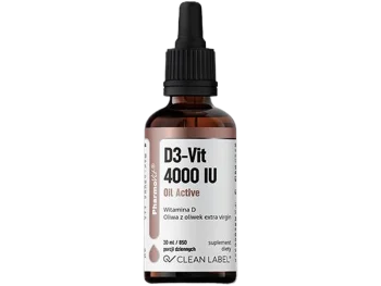 Zdjęcie produktu Pharmovit Witamina D3-Vit Oil Active, krople, 100 µg