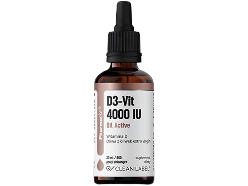 Pharmovit Witamina D3-Vit Oil active, krople