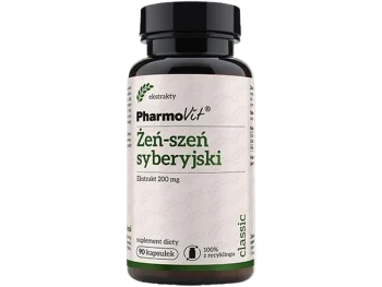 Zdjęcie produktu Pharmovit Żeń-szeń syberyjski, kapsułki, 200 mg