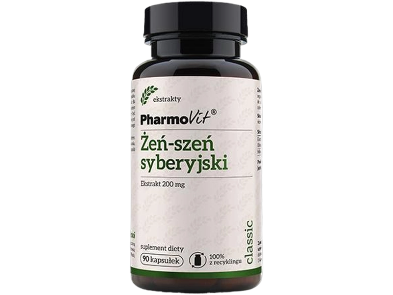 Pharmovit Żeń-szeń syberyjski, kapsułki, 200 mg
