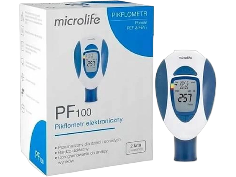 Pikflometr Microlife PF 100, sprzęt medyczny