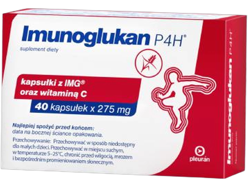Pleuran Imunoglukan P4H, kapsułki