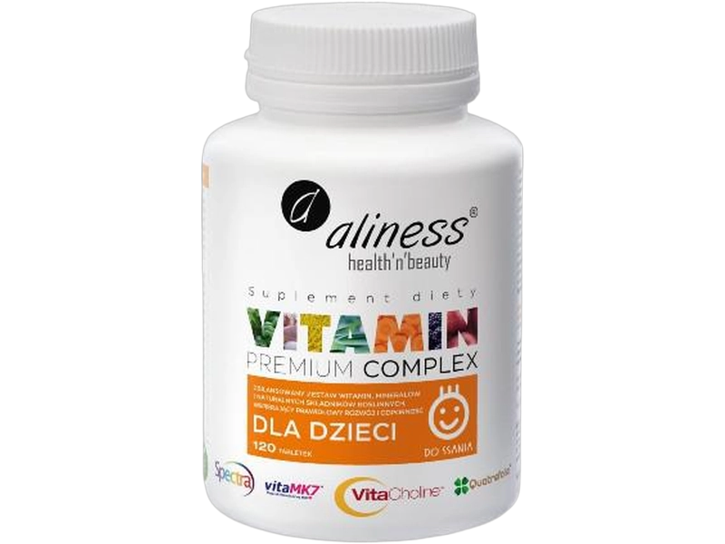 Premium Vitamin complex dla dzieci, tabletki do ssania
