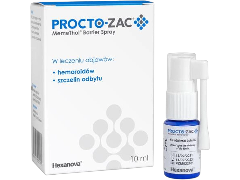 Procto-Zac MemeThol Barrier, spray