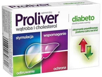 Zdjęcie produktu Proliver Diabeto, tabletki