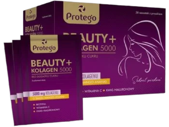Zdjęcie produktu Protego Beauty+ kolagen, smak mango-ananas, proszek