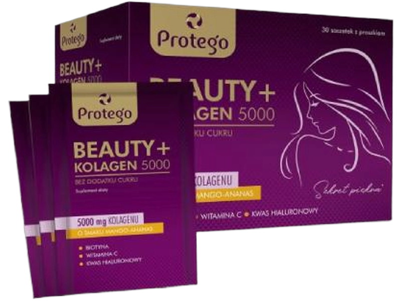 Protego Beauty+ kolagen, smak mango-ananas, proszek