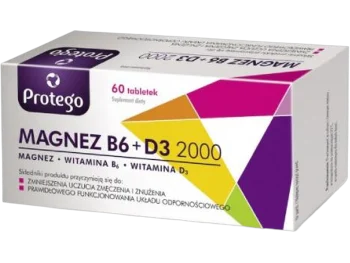 Zdjęcie produktu Protego Magnez B6+D3, tabletki