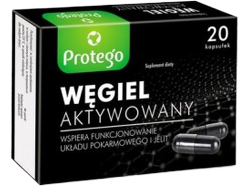 Protego Węgiel aktywowany, kapsułki twarde, 150 mg