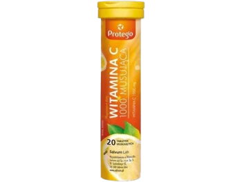 Zdjęcie produktu Protego witamina C musująca, tabletki musujące, 1000 mg