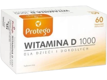 Zdjęcie produktu Protego Witamina D, kapsułki, 1000 j.m.