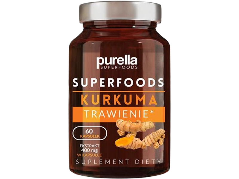 Purella Superfoods Kurkuma, kapsułki