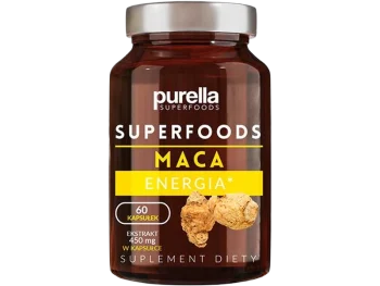 Zdjęcie produktu Purella Superfoods Maca, kapsułki, 450 mg