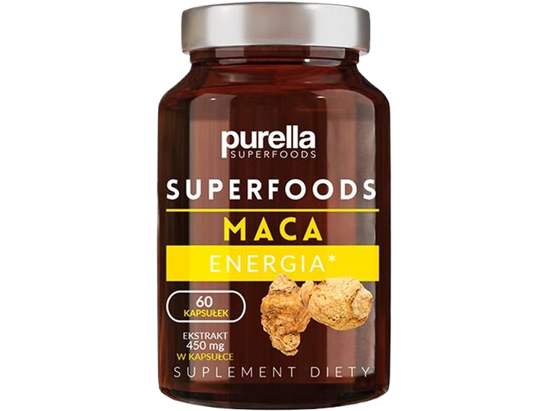 Purella Superfoods Maca, kapsułki, 450 mg