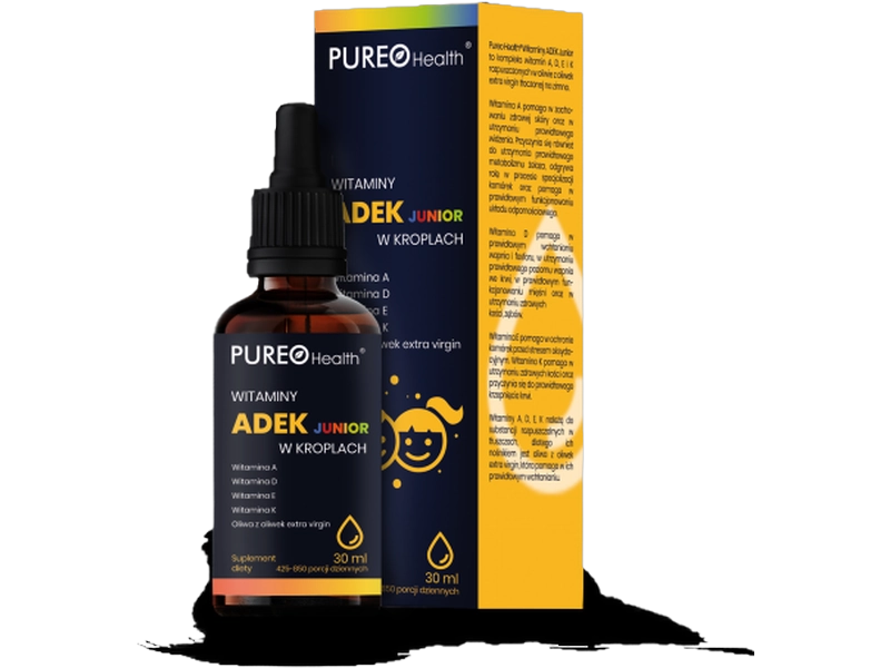 Pureo Health Witamina ADEK Junior, krople
