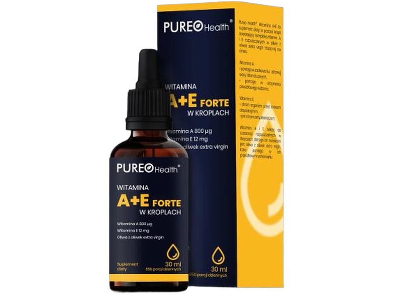 Pureo Health Witamina A+E forte, krople