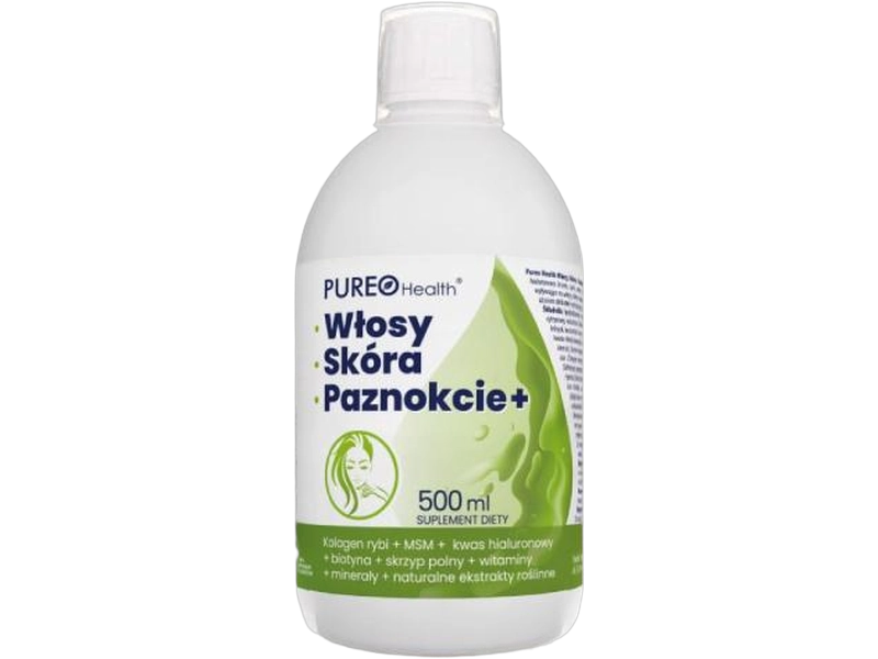 Pureo Health Włosy skóra paznokcie+, płyn