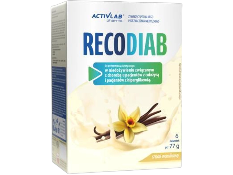 Recodiab, smak waniliowy, proszek