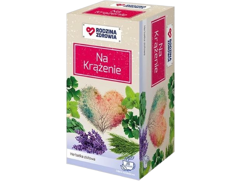 Rodzina Zdrowia Na krążenie herbatka ziołowa, zioła do zaparzania