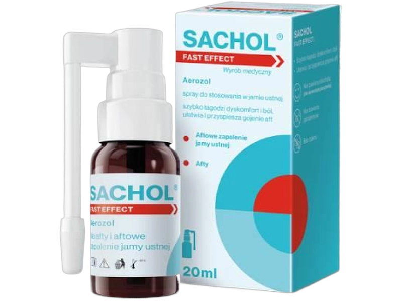 Sachol Fast effect, aerozol do jamy ustnej