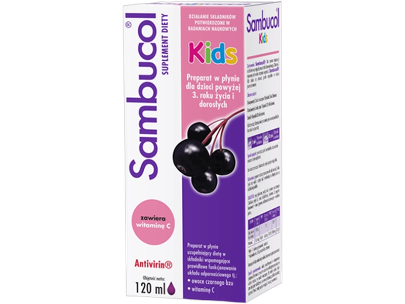 Sambucol Kids, płyn