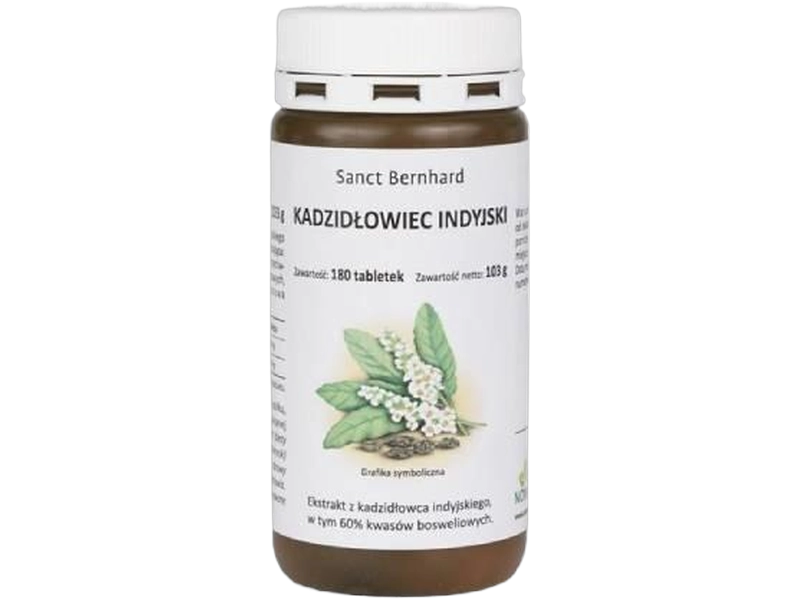 Sanct Bernhard Kadzidłowiec indyjski, tabletki