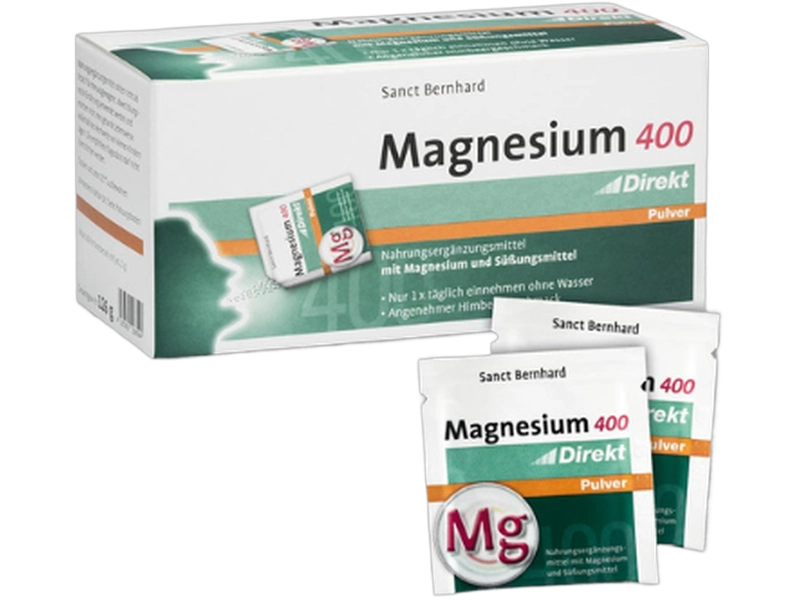 Sanct Bernhard Magnesium magnez w proszku, proszek, 400 mg