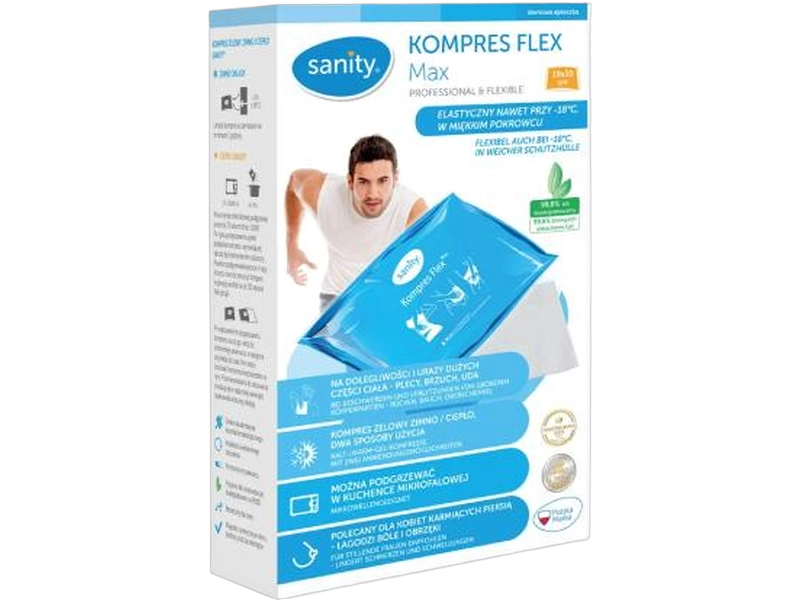 Sanity Kompres w pokrowcu Flex Medium 19 cm x30 cm