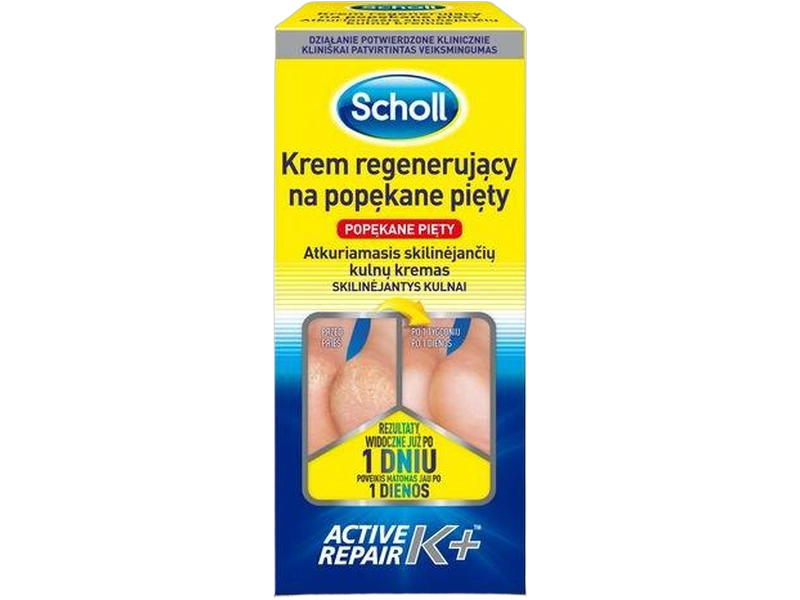 Scholl, krem na popękane pięty