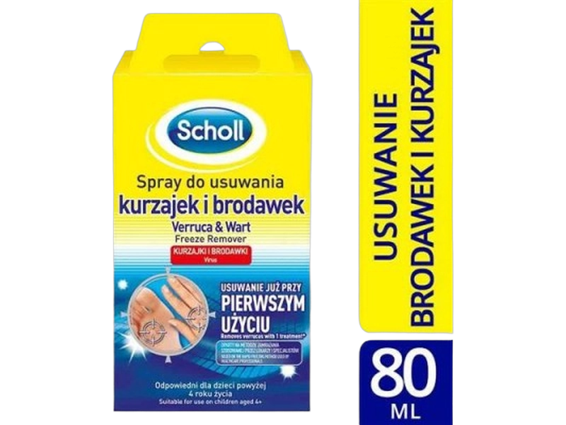 Scholl Spray do usuwania kurzajek i brodawek, aerozol