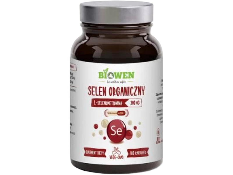 Selen organiczny, kapsułki, 200 µg
