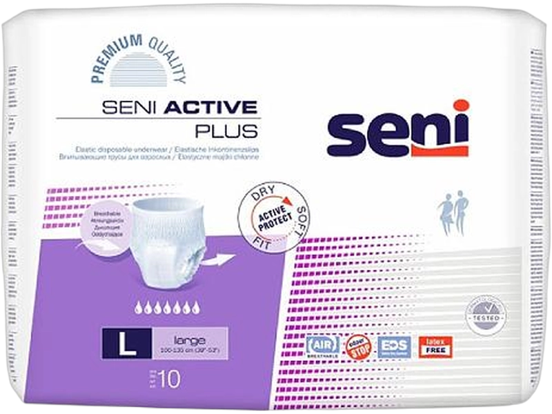 Seni Active Plus rozmiar L, pieluchomajtki