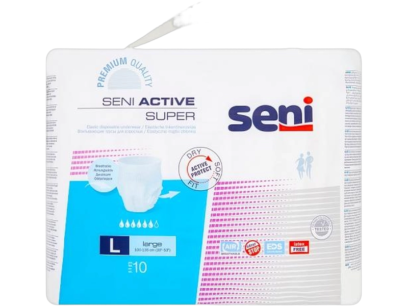 Seni Active Super rozmiar L, pieluchomajtki