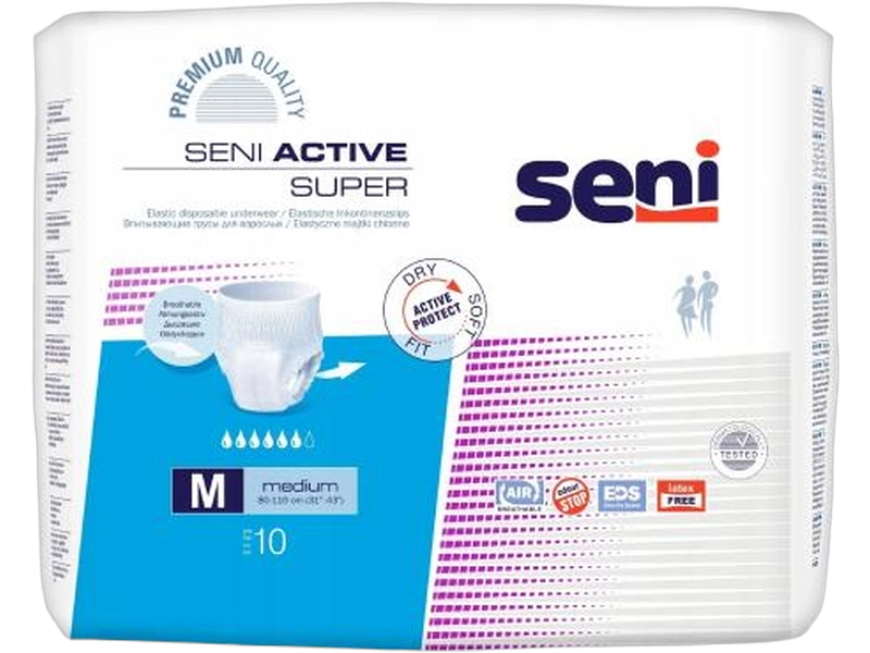 Seni Active Super rozmiar M, pieluchomajtki