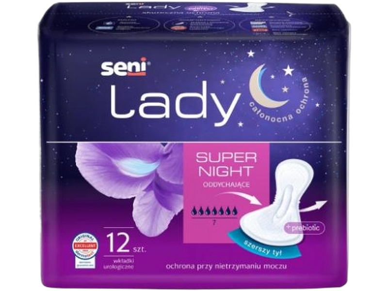 Seni Lady Super night, wkładki urologiczne