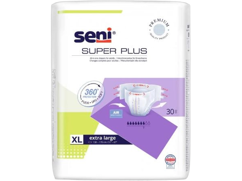 Seni Super Plus rozmiar XL, pieluchomajtki