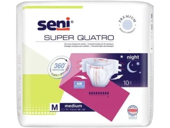 Zdjęcie produktu Seni Super Quatro, rozmiar M, pieluchomajtki