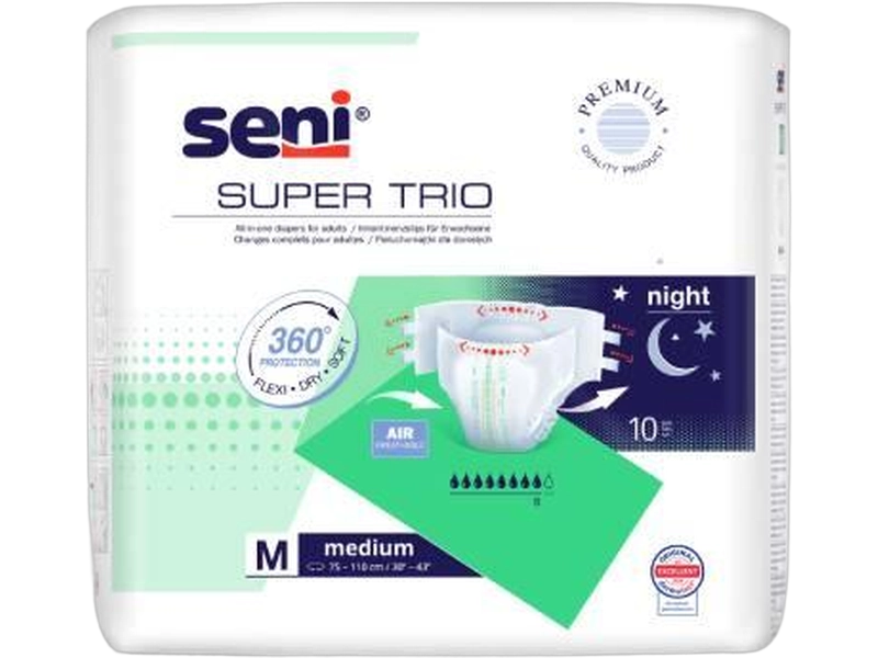 Seni Super Trio rozmiar M, pieluchomajtki