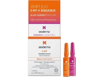 Zdjęcie produktu Sesderma Efekt flash – C-VIT intensive serum + Acglicolic classic