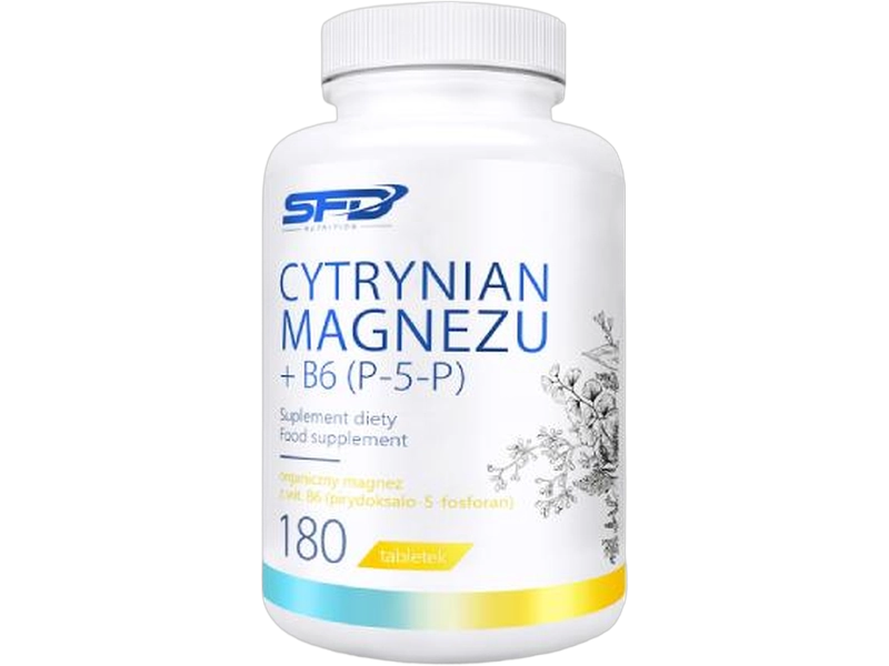 SFD Cytrynian magnezu + B6 (P-5-P), tabletki