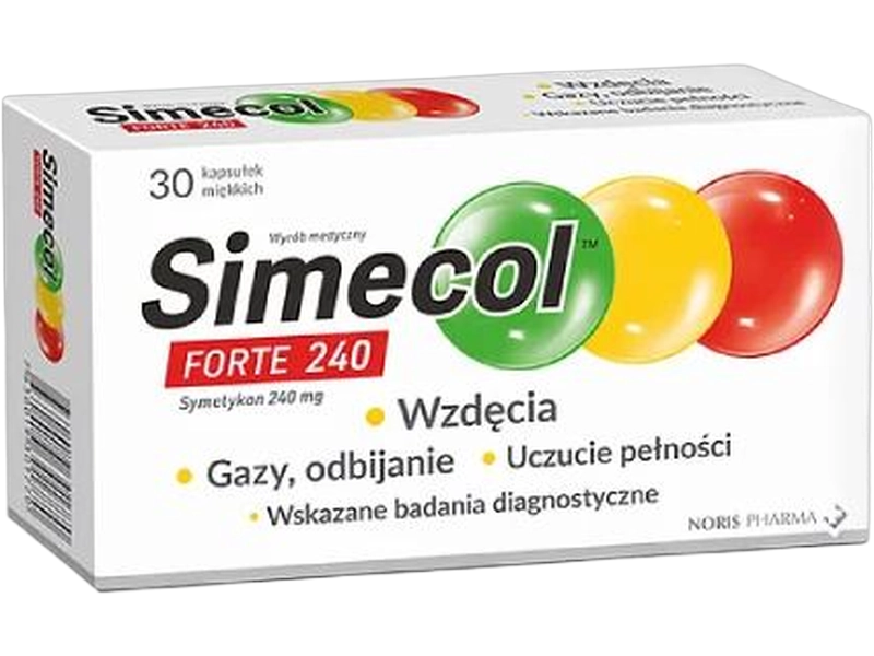 Simecol Forte, kapsułki miękkie