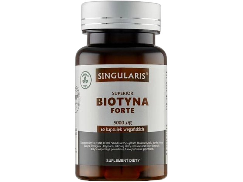 Singularis Biotyna forte, kapsułki, 5000 μg