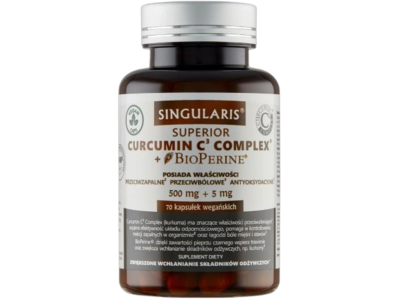 Singularis Superior Curcumin C3 complex + Bioperin, kapsułki