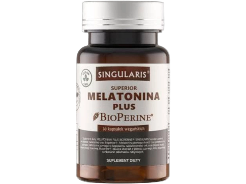 Singularis Superior Melatonina plus Bioperine, kapsułki