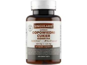 Zdjęcie produktu Singularis Superior odpowiedni cukier berberyna, kapsułki, 499 mg
