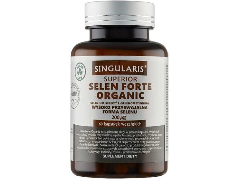 Singularis Superior Selen forte organic, kapsułki, 200 µg