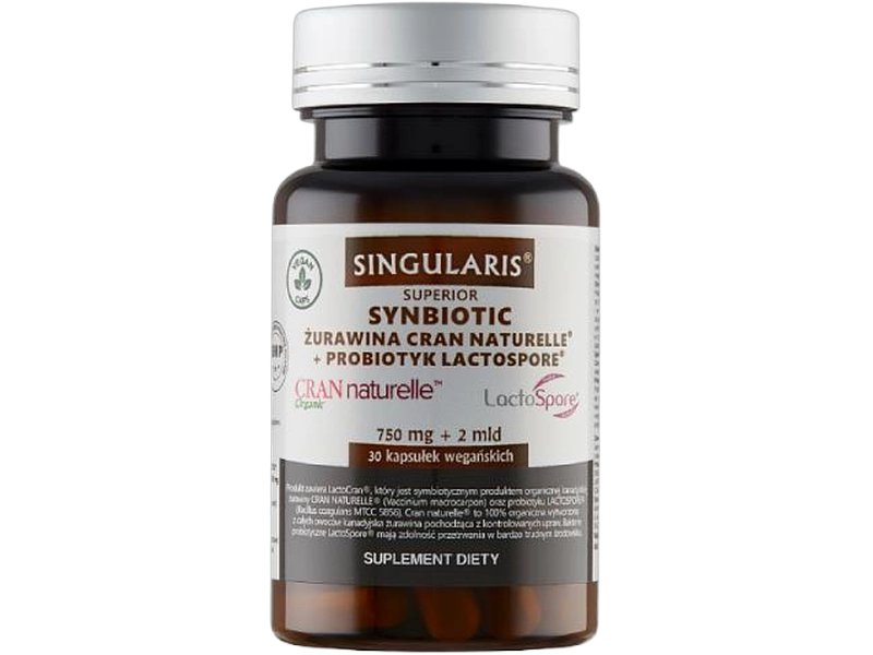 Singularis Superior Synbiotic żurawina Cran Nature, kapsułki