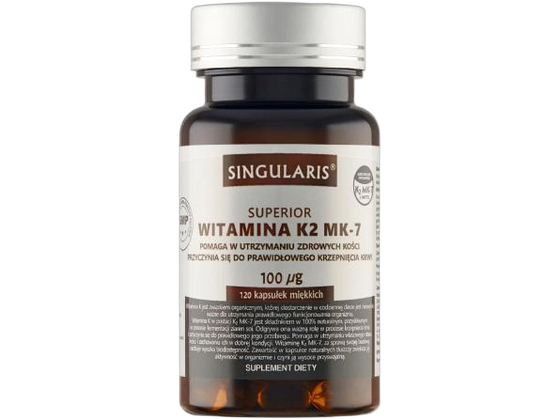 Singularis Witamina K2 MK 7, kapsułki, 100 µg