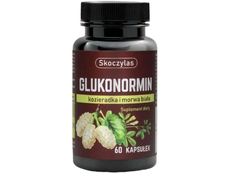 Skoczylas Glukonormin kozieradka morwa biała, kapsułki