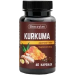 Skoczylas Kurkuma + piperyna imbir resweratrol kwercetyna, kapsułki